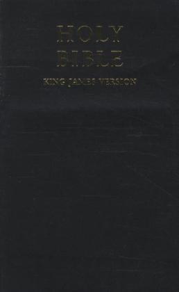 HOLY BIBLE: King James Version (KJV) Popular Gift & Award Black Leatherette Edition