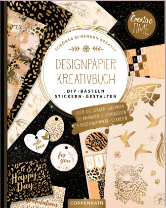 Designpapier-Kreativbuch Animal Print