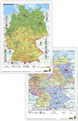 Deutschland physisch / politisch, DUO-Schreibunterlage klein