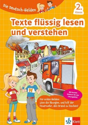 Klett Die Deutsch-Helden: Texte flüssig lesen und verstehen 2. Klasse