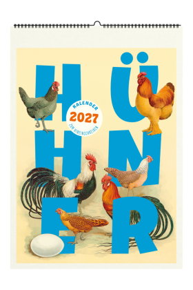 Hühner. Wandkalender 2027