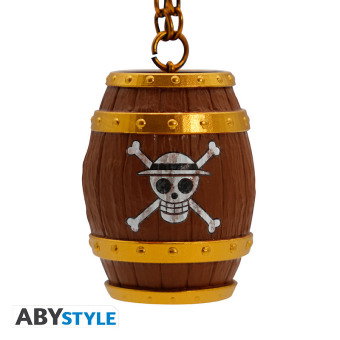 ONE PIECE - Keychain 3D "Barrel"
