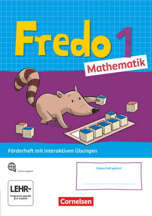 Fredo - Mathematik - Ausgabe A - 2021 - 1. Schuljahr Förderheft mit interaktiven Übungen auf scook.d
