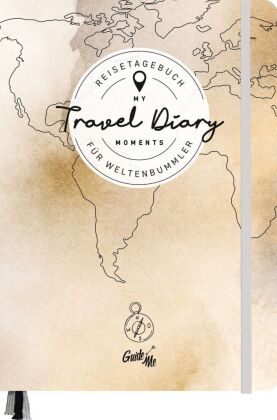 GuideMe Reisetagebuch Travel Diary "Weltkarte"