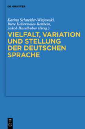 Vielfalt, Variation und Stellung der deutschen Sprache