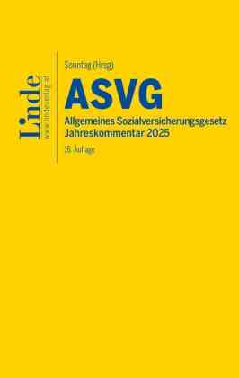 ASVG | Allgemeines Sozialversicherungsgesetz 2025