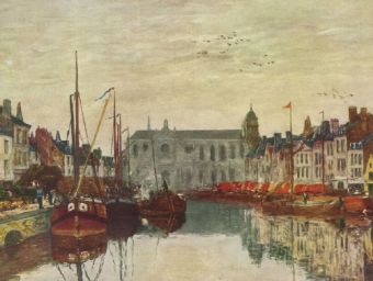 Eugène Boudin - Kanal in Bruxelles - 1.000 Teile (Puzzle)