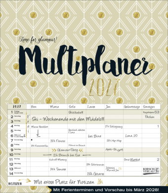 Multiplaner - Time for glamour 2027