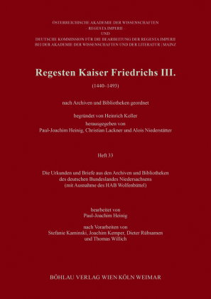 Regesten Kaiser Friedrichs III. (1440-1493)