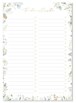 paper&you Block A5 To-do [Blattgold] EM