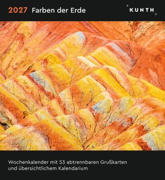 Farben der Erde - KUNTH Postkartenkalender 2027