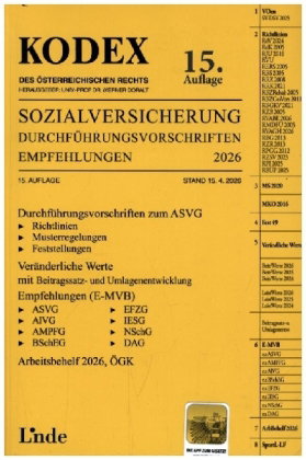 KODEX Sozialversicherung 2026, Band III