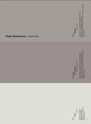 Roger Boltshauser - Response
