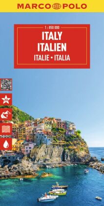 MARCO POLO Reisekarte Italien 1:850.000