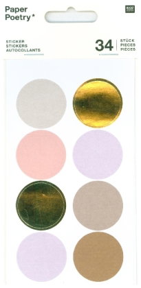 Sticker, Punkte, Mauve FSC Mix