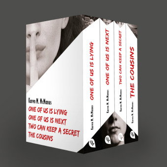 Karen M. McManus: Vier Bände im Taschenbuch-Schuber: One of us is lying, One of us is next, Two can