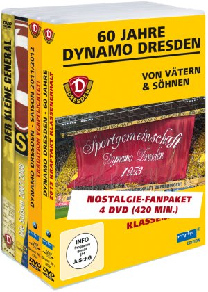 Dynamo Dresden Nostalgie-Fanpaket, 4 DVD