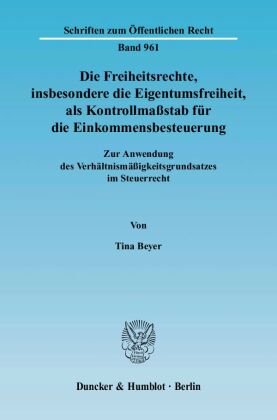 Die Freiheitsrechte, insbesondere die Eigentumsfreiheit, als Kontrollmaßstab für die Einkommensbeste