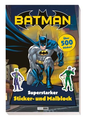 Batman: Superstarker Sticker- und Malblock