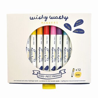 12 Wishy Washy Malstifte Mini bunt