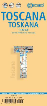 Borch Map Toskana. Toscana / Tuscany