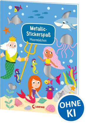 Metallic-Stickerspaß - Meermädchen