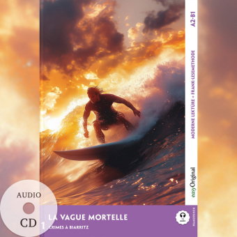 La Vague mortelle - Französische Krimi-Lektüre A2-B1 (+ Audio-CD), m. 1 Audio, m. 1 Audio-CD, m. 1 A