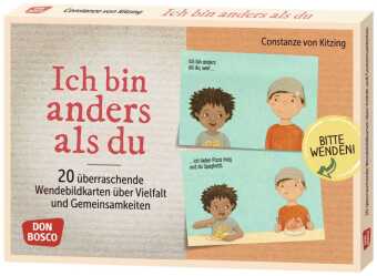 Ich bin anders als du - Ich bin wie du: 20 überraschende Wendebildkarten über Vielfalt und Gemeinsam
