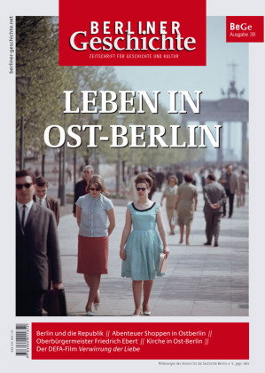 Berliner Geschichte - Zeitschrift für Geschichte und Kultur