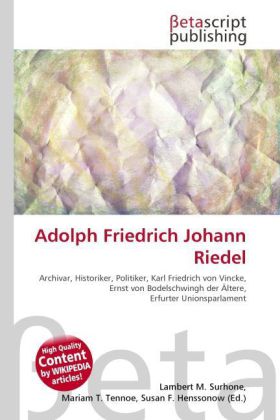 Adolph Friedrich Johann Riedel