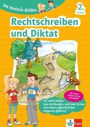 Klett Die Deutsch-Helden: Rechtschreiben und Diktat 2. Klasse