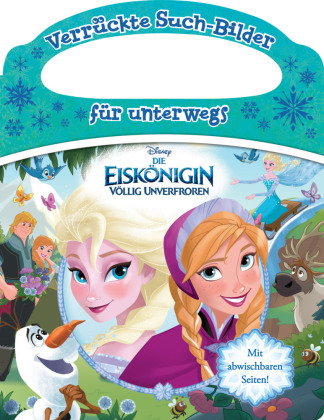 Disney Die Eiskönigin - Verrückte Such-Bilder für unterwegs - Wimmelbuch - Pappbilderbuch mit Stift