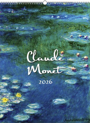 Alpha Edition - Claude Monet 2026 - Kunstkalender 42×56 cm mit Meisterwerken des Impressionismus, de