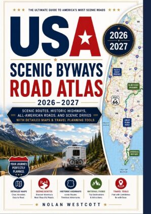 USA Scenic Byways Road Atlas 2026-2027