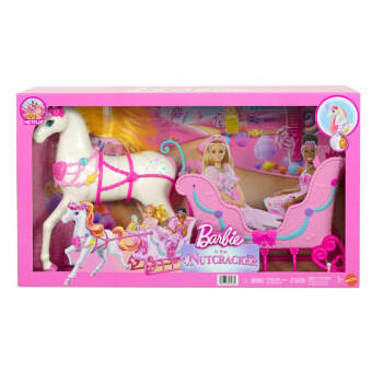 Barbie Pferd & Schlitten.JNH63
