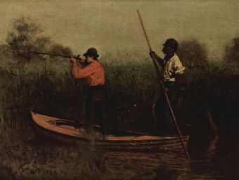 Thomas Eakins - Will Schuster und ein Schwarzer auf Rallenjagd - 500 Teile (Puzzle)