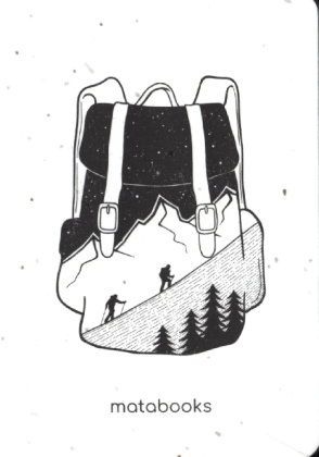 Nachhaltige Notizbücher A6 - Samenbuch "Backpack"