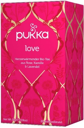 Pukka Love, Tee-Aufgussbeutel