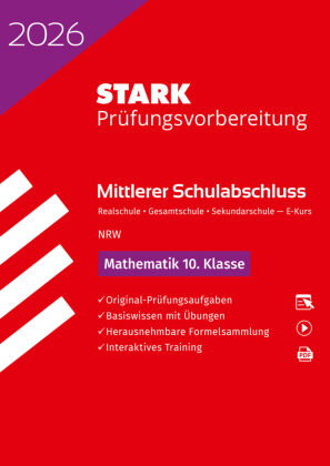 STARK Mathematik E-Kurs - Mittlerer Schulabschluss (MSA) 2026 NRW Realschule/Gesamtschule/Sekundarsc