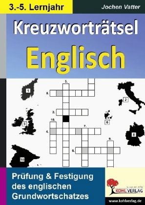 Kreuzworträtsel Englisch - 3.-5. Lernjahr