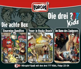 Die drei ???-Kids, 3er Box. Box.8, 3 Audio-CDs
