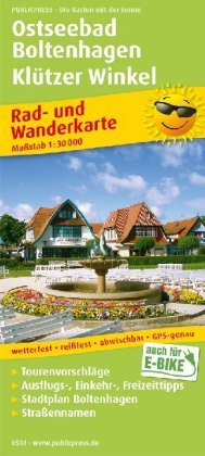 PublicPress Rad- und Wanderkarte Ostseebad Boltenhagen - Klützer Winkel