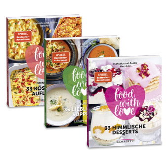 Die 99 besten Herzfeld Rezepte; Bundle; Food with Love; Herzfeld, Manuela / Herzfeld, Joëlle, 3 Teil