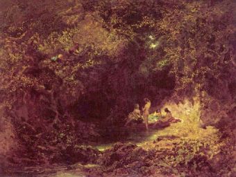 Carl Spitzweg - Badende Nymphen - 500 Teile (Puzzle)