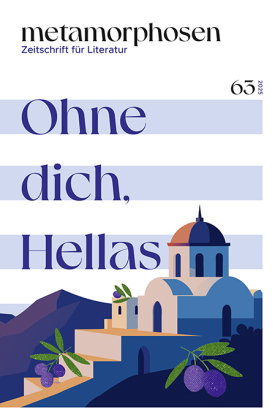 metamorphosen. Zeitschrift für Literatur