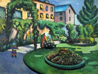 August Macke - Gartenbild - 500 Teile (Puzzle)