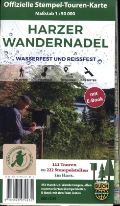 Harzer Wandernadel, m. 1 Online-Zugang