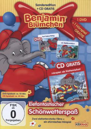 Benjamin Blümchen - Elefantastischer Schönwetterspaß, 1 DVD + 1 Audio-CD