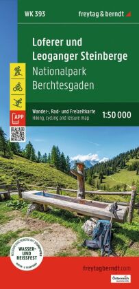freytag & berndt Wanderkarte WK 393 Loferer und Leoganger Steinberge, Nationalpark Berchtesgaden 1:5
