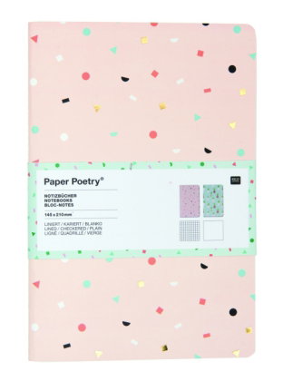 Notizbücherset A5, Tropical Spring, 2-teilig